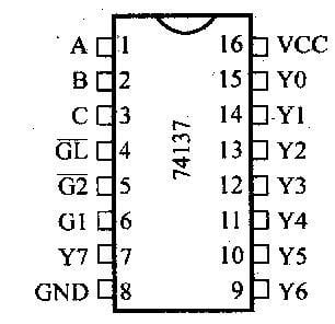 目 High-Quality IC 74137 (3-to-8 line decoder/demultiplexer) for